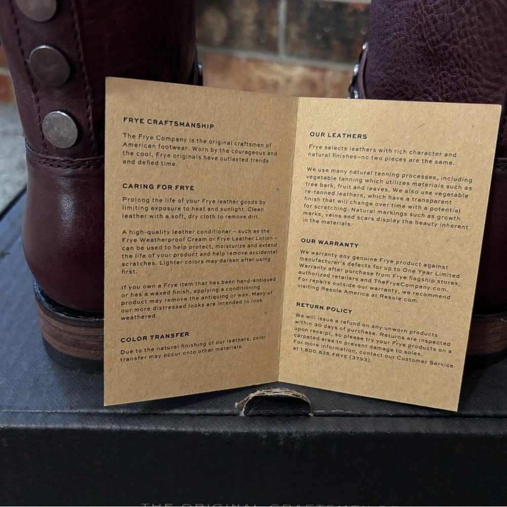 Frye Women's Veronica Studded Ankle Boots in Plum - Picture 6 of 9